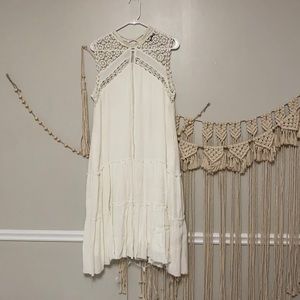 Fate white boho dress